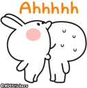 😋 emoji @MHStickers Spoiled Rabbit Simple Talk Telegram sticker 14 of 41