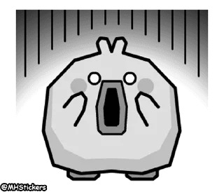😵 emoji @MHStickers Spoiled Rabbit Plump Little Chick Telegram sticker 15 of 25