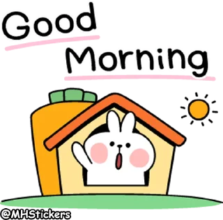 🌤 emoji @MHStickers Spoiled Rabbit Kind Words Telegram sticker 2 of 41