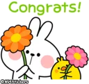 🎊 emoji @MHStickers Spoiled Rabbit Simple Talk Telegram sticker 11 of 41