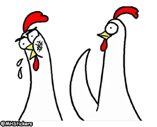🤜 emoji @MHStickers Chicken Bro 2 Telegram sticker 6 of 17