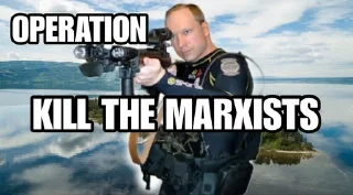 ❌ emoji Anders Behring Breivik Telegram sticker 13 of 14