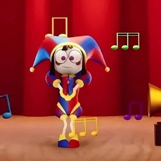 🌟 emoji Digital circus Pomni Telegram sticker 9 of 13