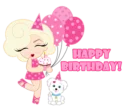 🍰 emoji Pink lady Telegram sticker 24 of 40
