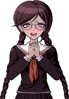 🥰 emoji Toko Fukawa faces Telegram sticker 10 of 70