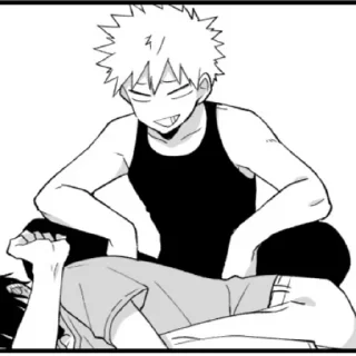 🗝 emoji Bakugou meme Telegram sticker 18 of 59