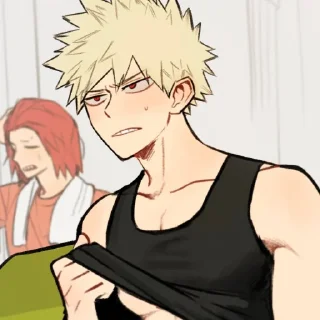🗝 emoji Bakugou meme Telegram sticker 20 of 59
