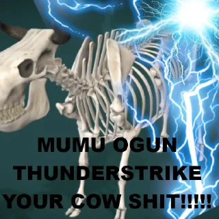 🐮 emoji MUMU OGUN (By Grease Machine) Telegram sticker 13 of 31