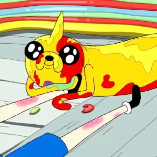 😍 emoji Adventure Time Telegram sticker 11 of 30