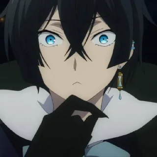 🤔 emoji Vanitas @StickersofAnime Telegram sticker 18 of 119