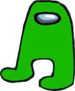 🟩 emoji Amogus Telegram sticker 5 of 23