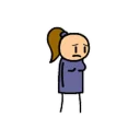 👧 emoji cyanide&happiness Telegram sticker 16 of 69