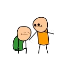 Sticker from Cyanide and Happiness @AM_stickers