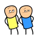 😏 emoji Cyanide & Happiness Telegram sticker 10 of 20
