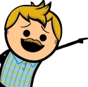 😀 emoji Cyanide and Happiness Telegram sticker 14 of 23