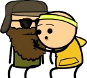 😯 emoji Cyanide and Happiness Telegram sticker 21 of 23