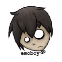 😳 emoji Emo Boy Telegram sticker 18 of 36