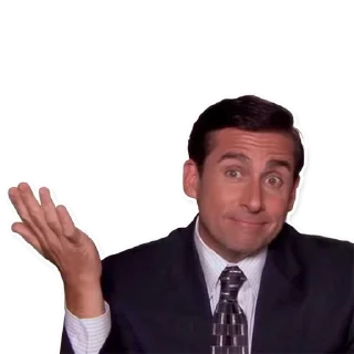 💁‍♂ emoji Michael Scott Telegram sticker 12 of 15