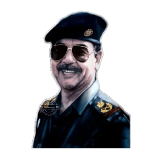 ❤️ emoji صدام حسين Telegram sticker 21 of 31