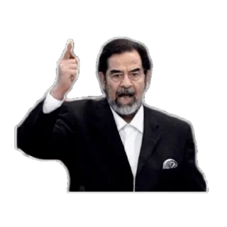 ❤️ emoji صدام حسين Telegram sticker 15 of 31