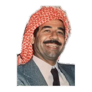 😂 emoji صدام حسين Telegram sticker 8 of 31