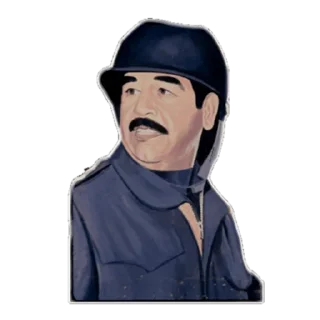 ❤️ emoji صدام حسين Telegram sticker 20 of 31