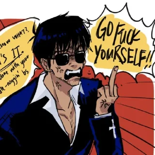 🖕 emoji Trigun - By Lada) Telegram sticker 18 of 74