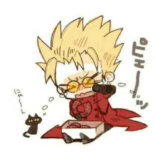 😭 emoji Trigun - By Lada) Telegram sticker 5 of 74