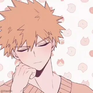 🤨 emoji (@Tengen) Bakugou Katsuki Telegram sticker 19 of 45