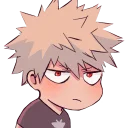 😕 emoji Bakugou Katsuki @Bakugou Telegram sticker 16 of 83