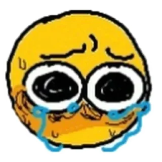 😭 emoji Наліпки :] Telegram sticker 16 of 49