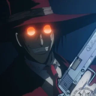 🍷 emoji Hellsing Telegram sticker 14 of 120