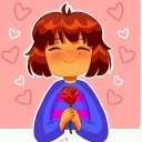 😍 emoji Frisk undertale Telegram sticker 13 of 90