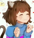 😽 emoji Frisk undertale Telegram sticker 17 of 90