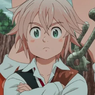 ⚡️ emoji Meliodas @hukagenaruto Telegram sticker 12 of 33