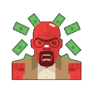 😠 emoji Breaking Bad: Better Call Saul. Telegram sticker 13 of 47