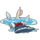 👍 emoji Cirno⑨ Telegram sticker 14 of 31