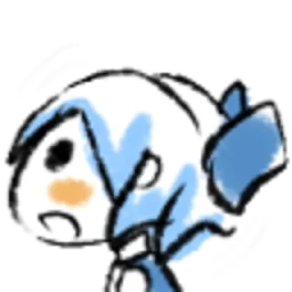 🚶‍♀️ emoji cirno Telegram sticker 22 of 24