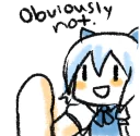 ❌ emoji cirno Telegram sticker 10 of 27