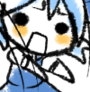 😡 emoji cirno Telegram sticker 18 of 24