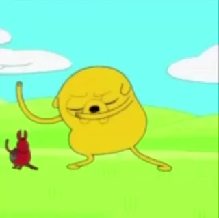 🤌 emoji Jake The Dog Core @KFLMCR Telegram sticker 5 of 44