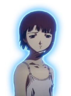 ☹️ emoji Lain Telegram sticker 7 of 15
