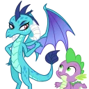 😒 emoji mlp ember Telegram sticker 8 of 19
