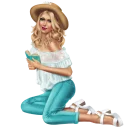 📚 emoji @loveoops 🎀girl 2🎀 Telegram sticker 17 of 120