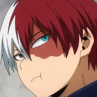 🛡 emoji Shoto Todoroki @StickersofAnime Telegram sticker 5 of 14