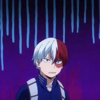 🛡 emoji Shoto Todoroki @StickersofAnime Telegram sticker 8 of 14