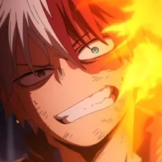 🛡 emoji Shoto Todoroki @StickersofAnime Telegram sticker 6 of 14