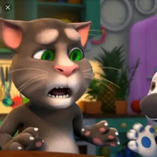 😧 emoji Talking Tom and friends Telegram sticker 5 of 61