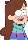 😳 emoji Gravity Falls Telegram sticker 13 of 90