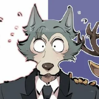 😳 emoji Beastars! Telegram sticker 6 of 15